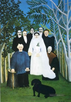  feier - Die Hochzeitsfeier Henri Rousseau Post Impressionismus Naive Primitivismus